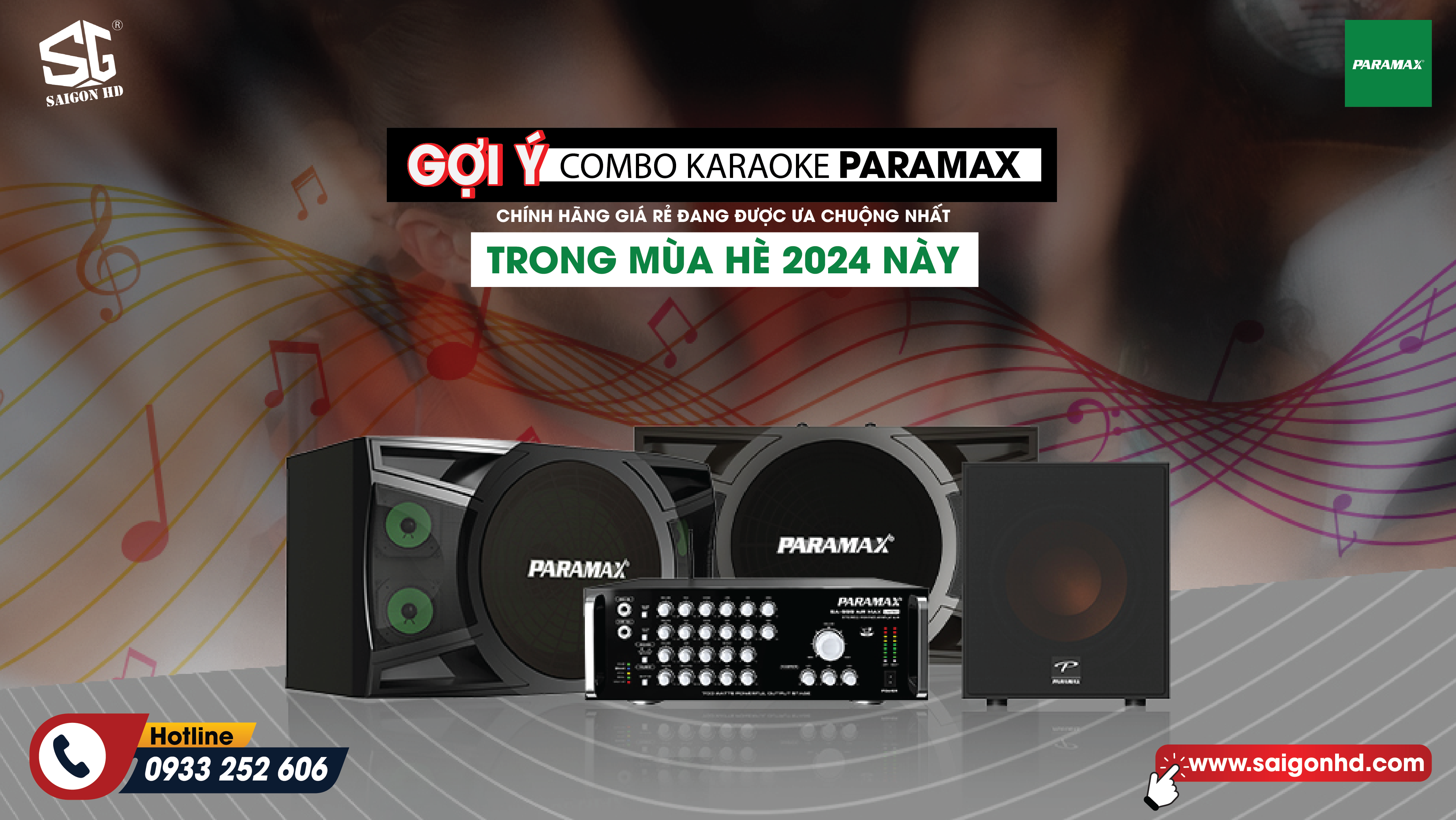 Gợi ý combo karaoke Paramax đáng mua nhất hè 2024