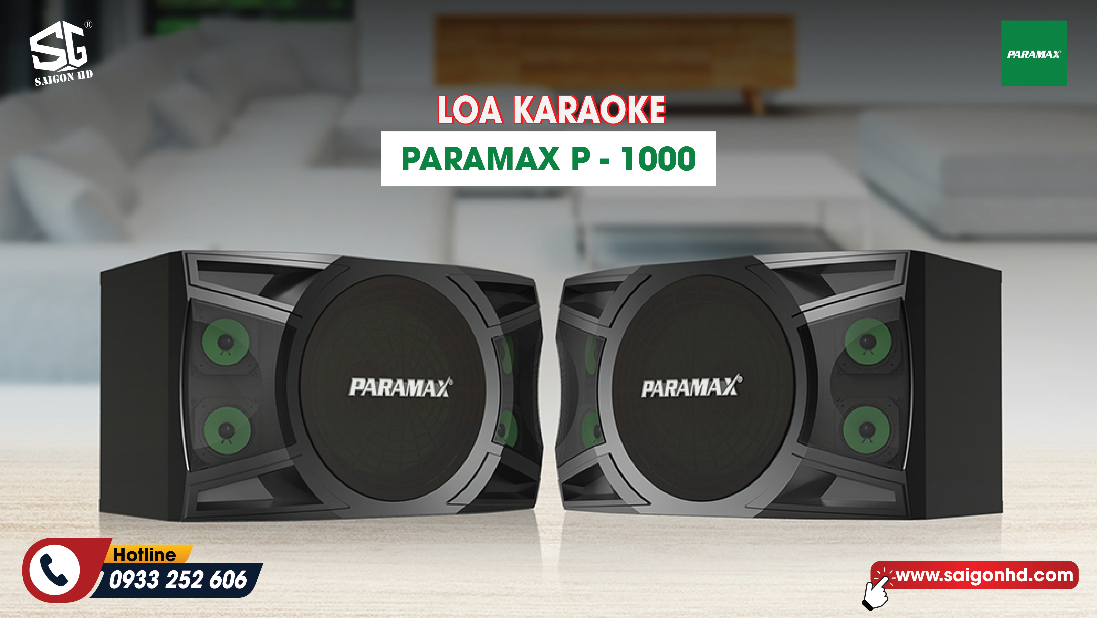 Loa karaoke Paramax P-1000