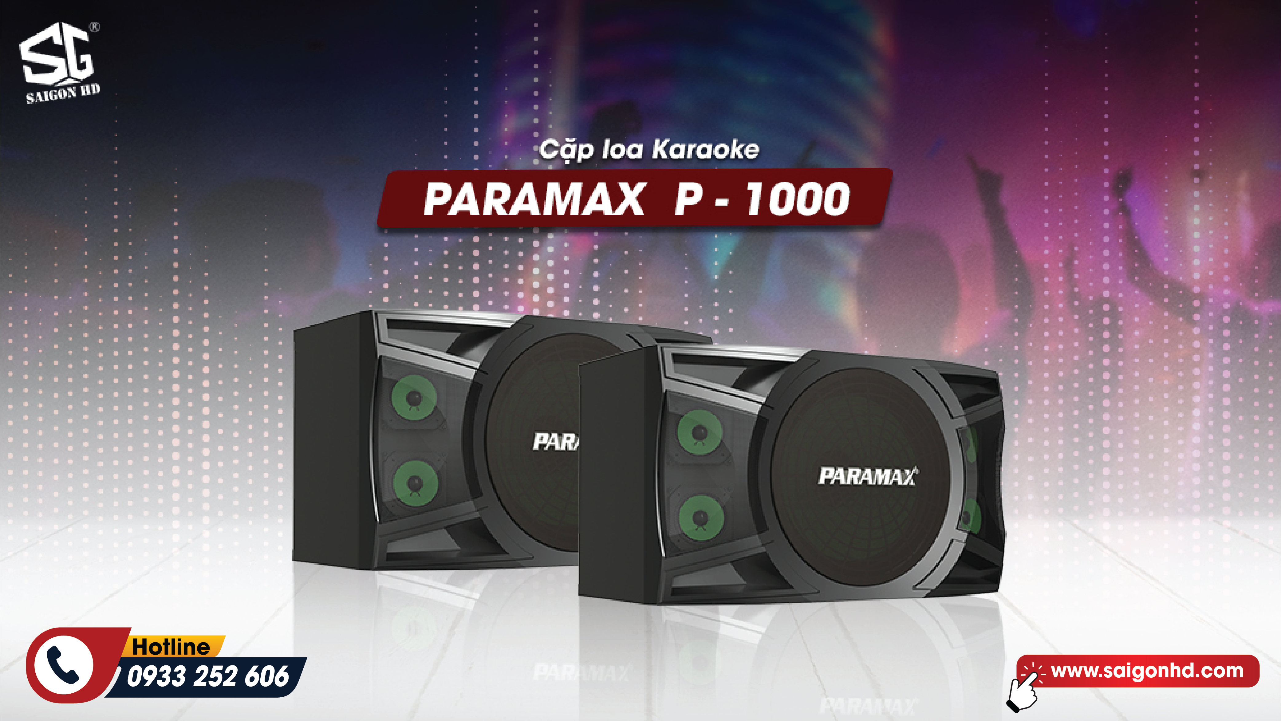 Loa karaoke Paramax P-1000