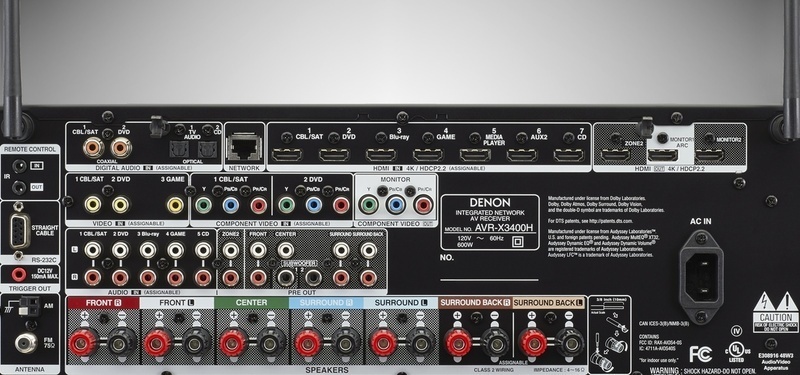 Denon ra mắt AV Receiver X-3400H với Dolby Atmos, DTS :X và cả HEOS không dây