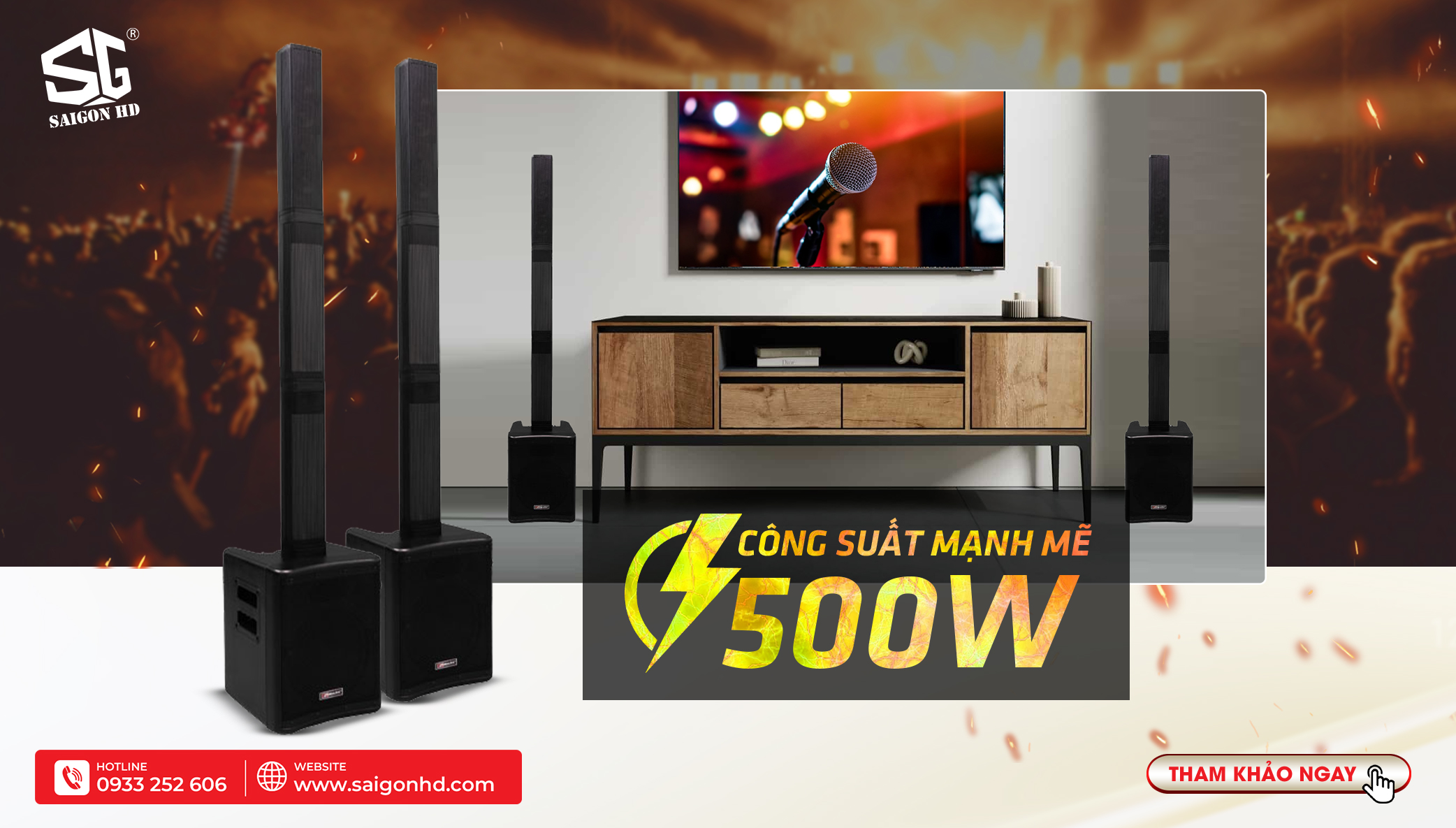 Loa Column Mark MINIMAN BAT: Đẳng cấp Karaoke chuyên nghiệp