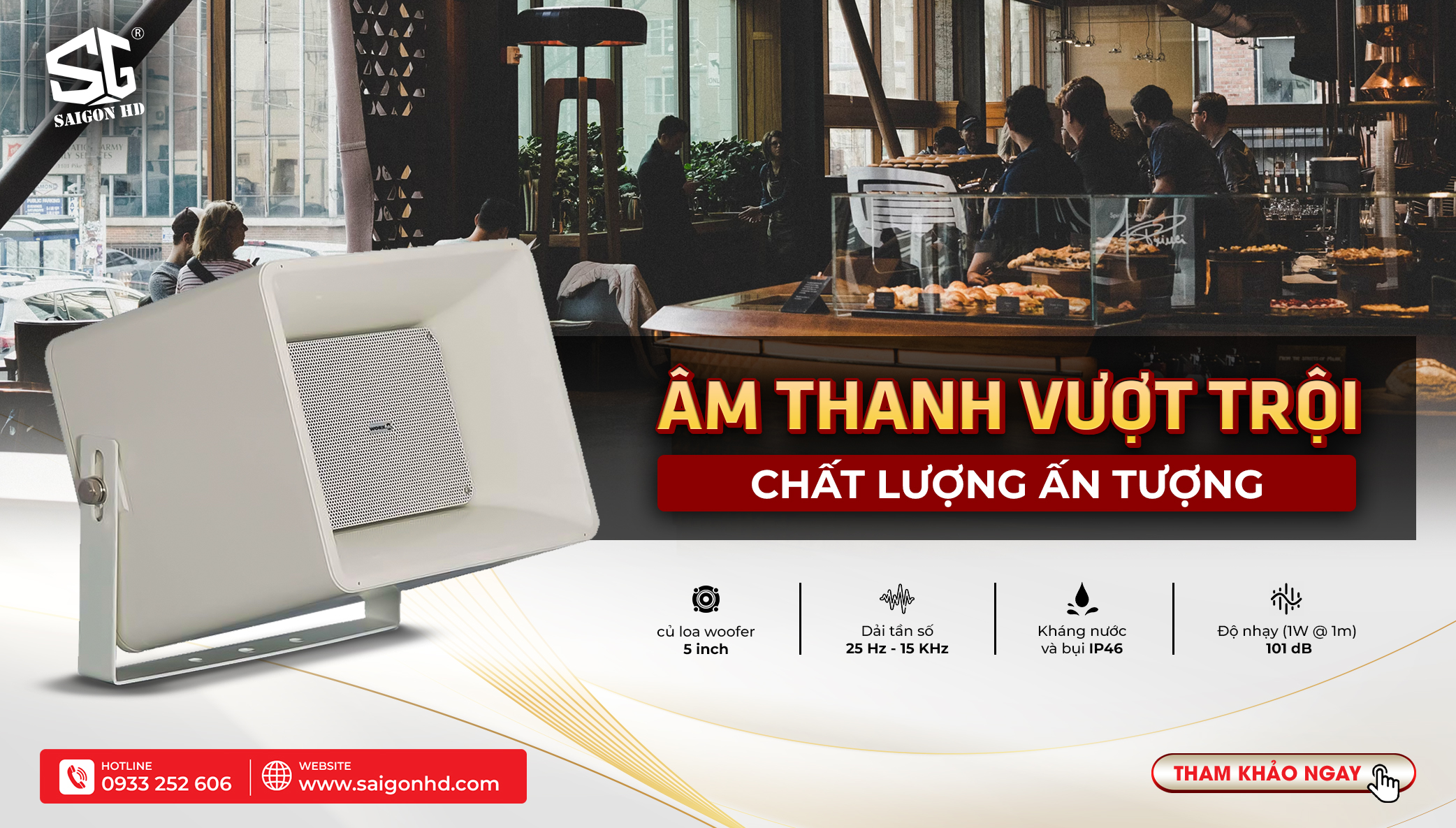 Loa WorkPro CS 30 A – Giải pháp loa nhạc nền lý tưởng cho quán cafe