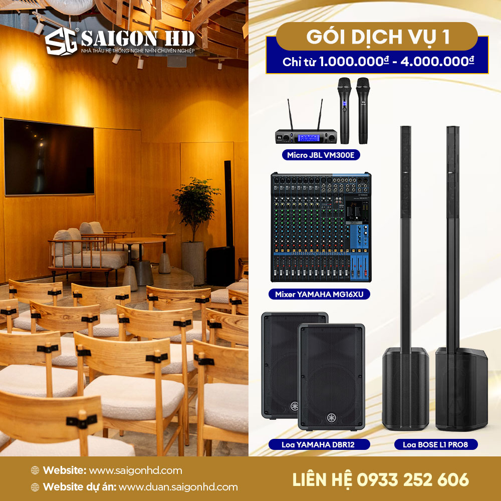 SAIGON HD - Giải pháp thuê âm thanh chuyên nghiệp, uy tín, giá tốt nhất TP.HCM