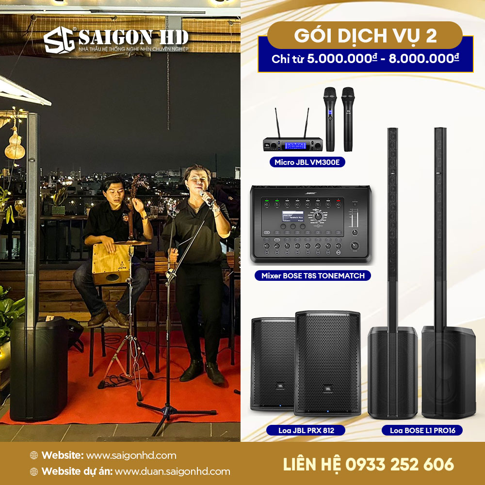 SAIGON HD - Giải pháp thuê âm thanh chuyên nghiệp, uy tín, giá tốt nhất TP.HCM