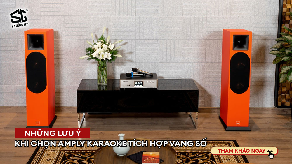 Top 5 mẫu amply karaoke tích hợp vang số đáng mua nhất