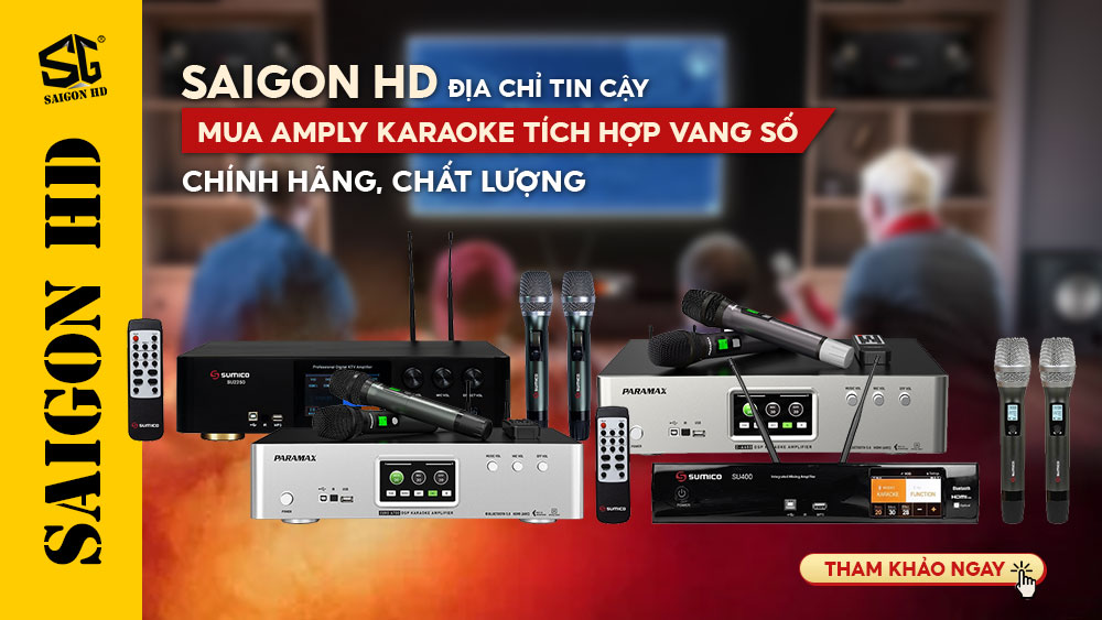 Top 5 mẫu amply karaoke tích hợp vang số đáng mua nhất