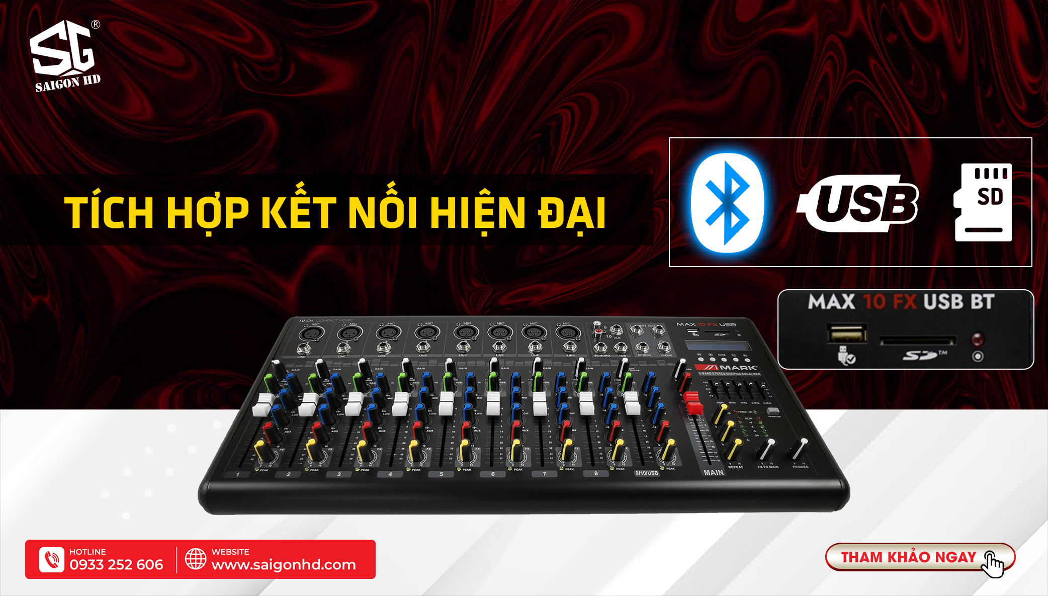 Lựa chọn vang cơ cho dàn Karaoke: MARK MAX 10 FX USB BT có thật sự đáng giá?