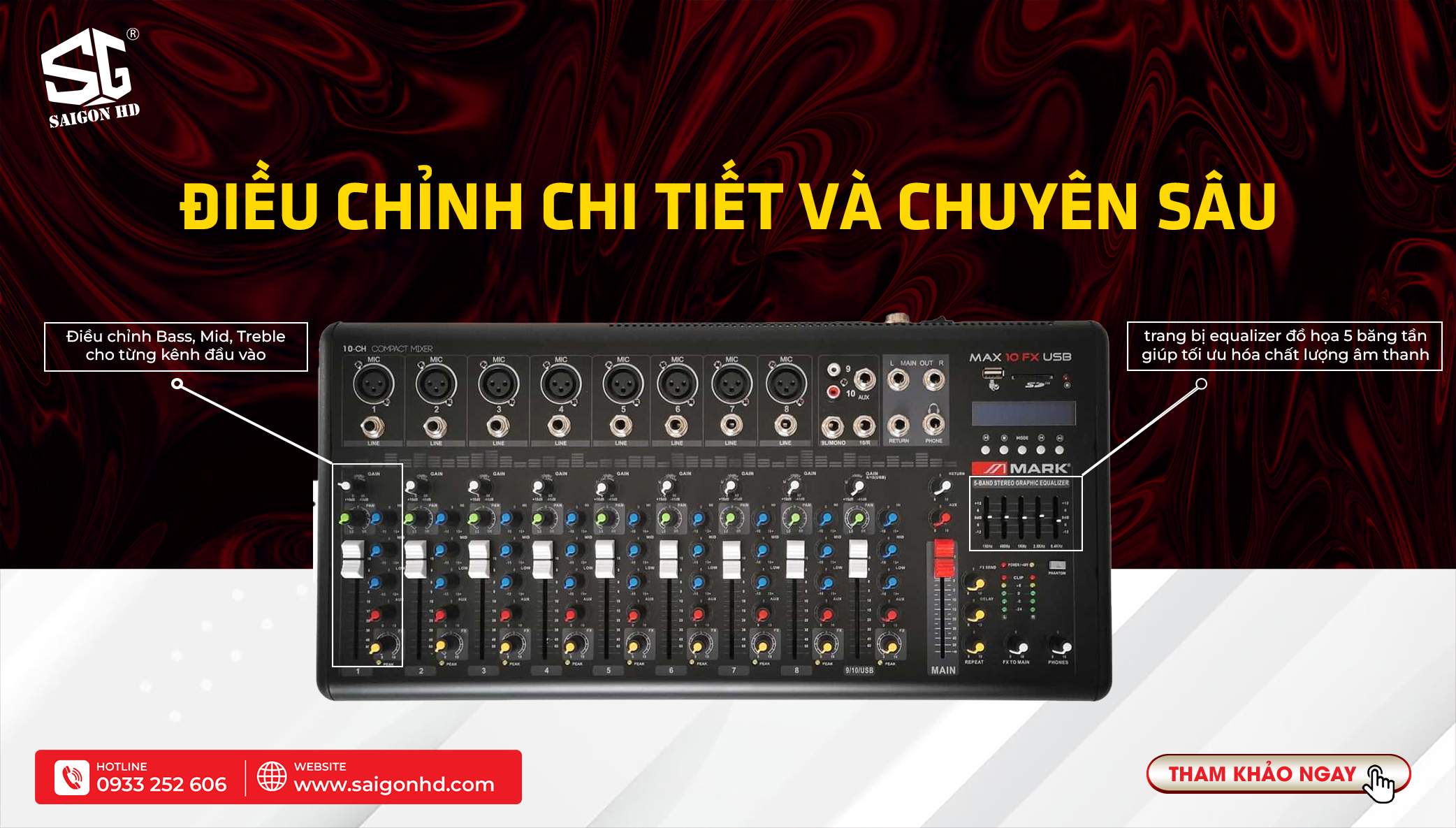 Lựa chọn vang cơ cho dàn Karaoke: MARK MAX 10 FX USB BT có thật sự đáng giá?