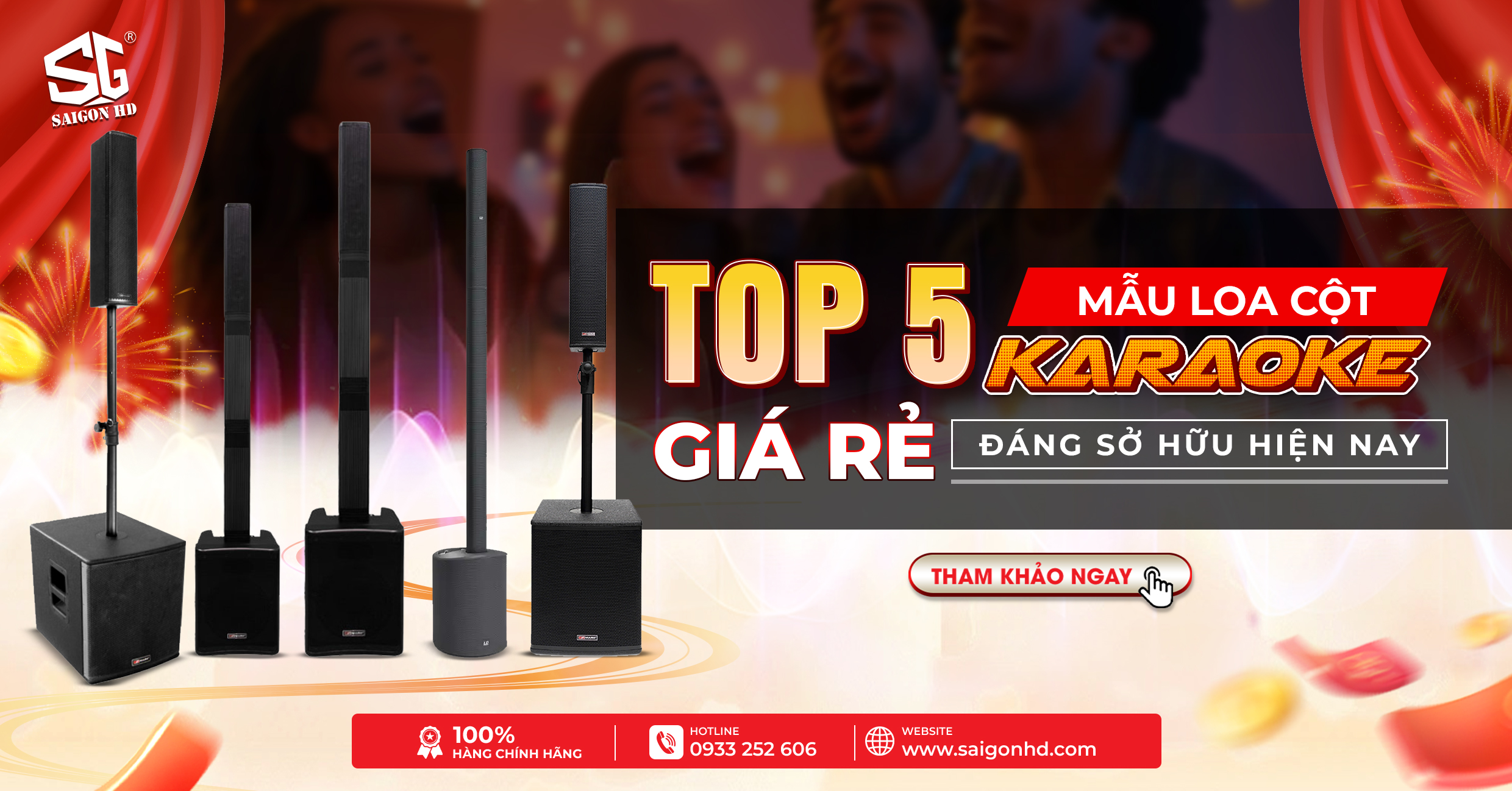 Top 5 mẫu loa cột karaoke giá rẻ đáng sở hữu hiện nay