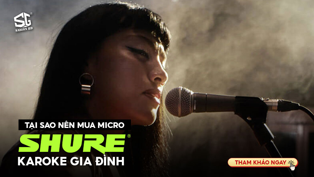 Tại sao nên mua micro shure karaoke gia đình?