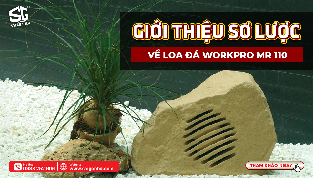 WorkPro MR 110 - Mẫu loa đá giá rẻ cho âm thanh sân vườn