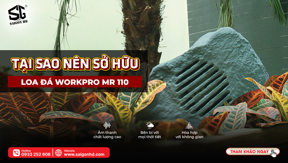 WorkPro MR 110 - Mẫu loa đá giá rẻ cho âm thanh sân vườn