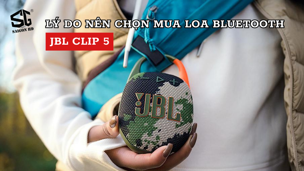 Loa Bluetooth di động JBL Clip 5 được chính thức mở bán vào 30.07.2024